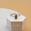 Sterling Silver Marquise Citrine Quartz Ring