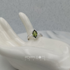 Sterling Silver Marquise Peridot Ring