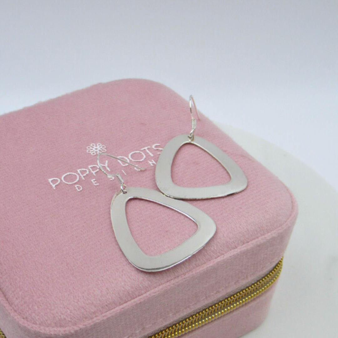 Sterling Silver Chunky Modern Earrings