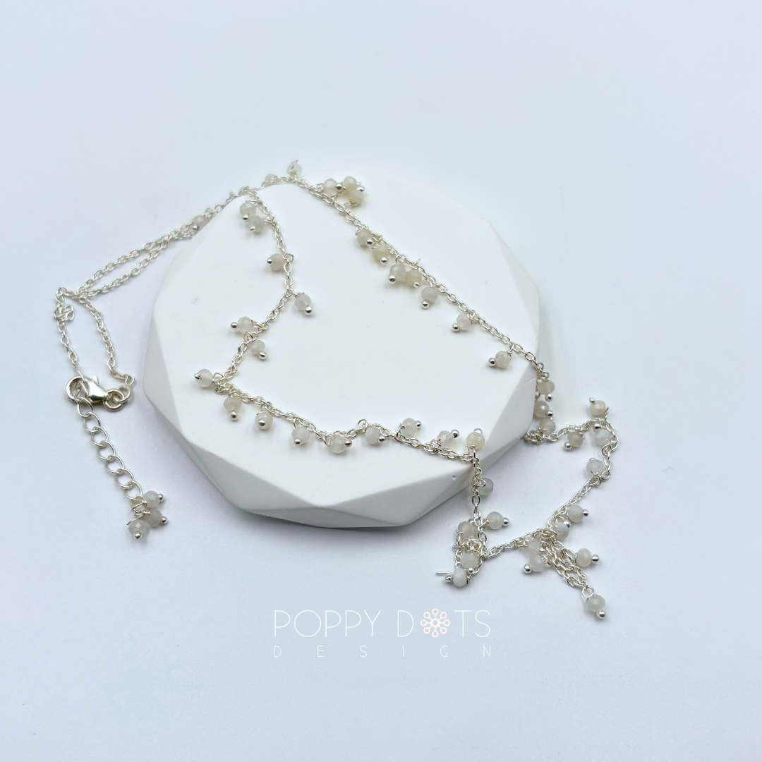 Sterling Silver Moonstone Necklace