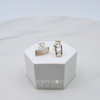 Sterling Silver Mother of Pearl Bar Studs