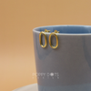 Sterling Silver Gold Plated Open Oval Studs