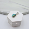 Sterling Silver Oval Shell Pendant