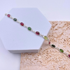 Sterling Silver Oval Tourmaline Bracelet