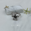 Sterling Silver Oxidised Marguerite Daisy Ring