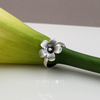 Load image into Gallery viewer, Sterling Silver Oxidised English Daisy Ring