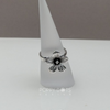 Sterling Silver Oxidised Golden Daisy Ring