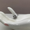 Sterling Silver Oxidised Ocean Daisy Ring