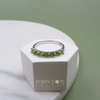 Sterling Silver Peridot Half Eternity Ring