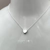 Sterling Silver Petite Heart Necklace