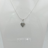 Load image into Gallery viewer, Sterling Silver Petite Heart Pearl Pendant