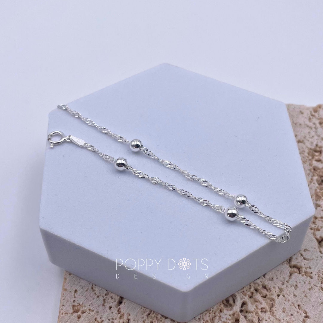 Sterling Silver Ball Chain - 45cm Sterling Silver Ball Chain - 45cm