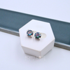 Sterling Silver Mystic Topaz Round Studs (6 mm)