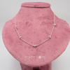 Sterling Silver Dainty Zirconia Necklace