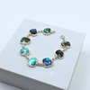 Sterling Silver Modern Shell Bracelet