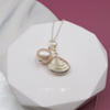 Sterling Silver Shell & Pearl Necklace