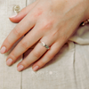Sterling Silver Triple Oval Shell Ring