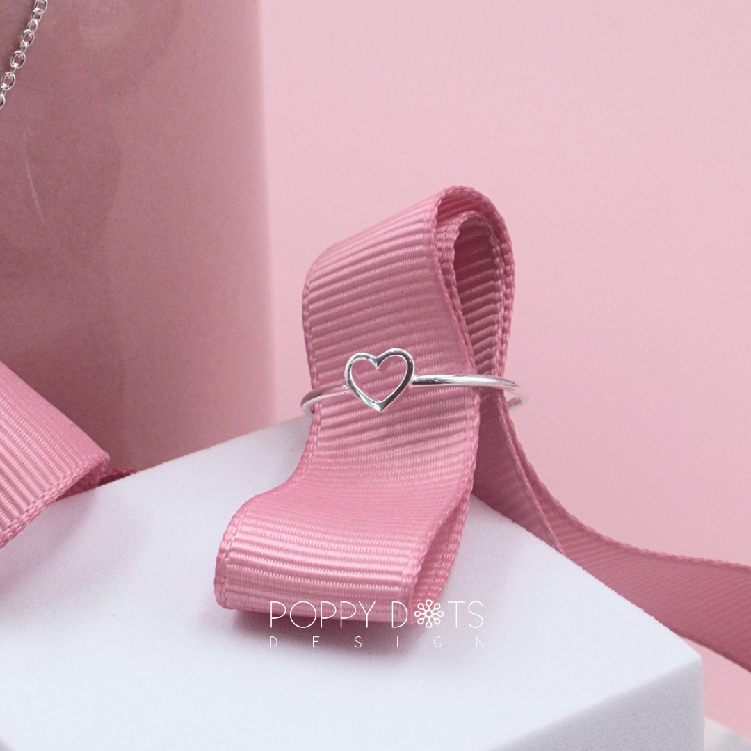 Sterling Silver Sweet Heart Ring