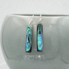Load image into Gallery viewer, Sterling Silver Tall Shell Earrings