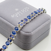 Deluxe Sterling Silver Tanzanite Bracelet