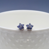 Sterling Silver Tanzanite Daisy Studs