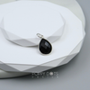 Sterling Silver Black Onyx Teardrop Pendant