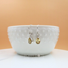Sterling Silver Citrine Quartz  Teardrop Earrings