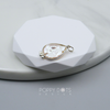 Sterling Silver Teardrop Coin Pearl Pendant