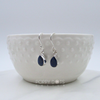 Sterling Silver Teardrop Lapis Lazuli Earrings