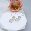 Luxurious Sterling Silver Moonstone Earrings