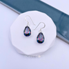 Sterling Silver Luxury Teardrop Mystic Topaz Earrings