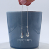 Sterling Silver Drop Threader Earrings