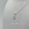 Sterling Silver Zirconia Teardrop Pendant