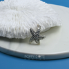 Sterling Silver Textured Starfish Pendant