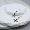 Sterling Silver Star Tourmaline Earrings