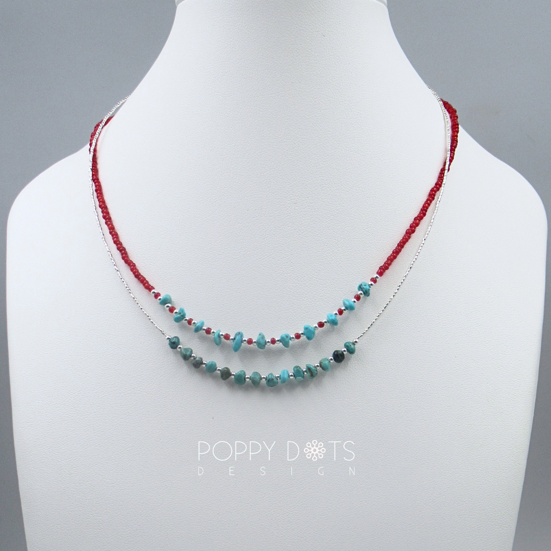 Sterling Silver Turquoise Necklace