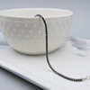 Sterling Silver Black Zirconia Tennis Bracelet