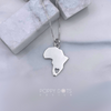 Sterling Silver my Heart is in Africa Pendant