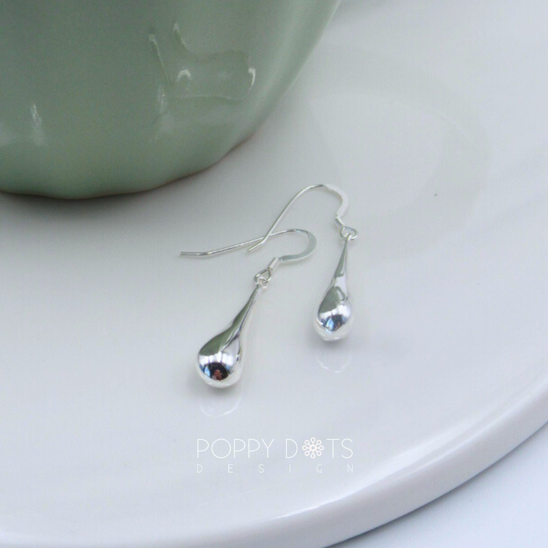 Sterling Silver Classic Drop Earrings