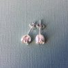 Load image into Gallery viewer, Sterling Silver Petite Tulip Studs