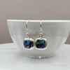 Luxurious Sterling Silver 2-in-1 Shell Earrings