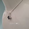 Load image into Gallery viewer, Sterling Silver &amp; Square Mystic Topaz Pendant