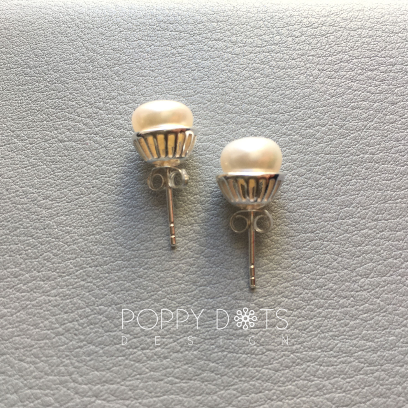 La Perla Sterling Silver & Pearl Studs