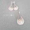 Luxurious Sterling Silver & Freshwater Pearl Drop Pendant