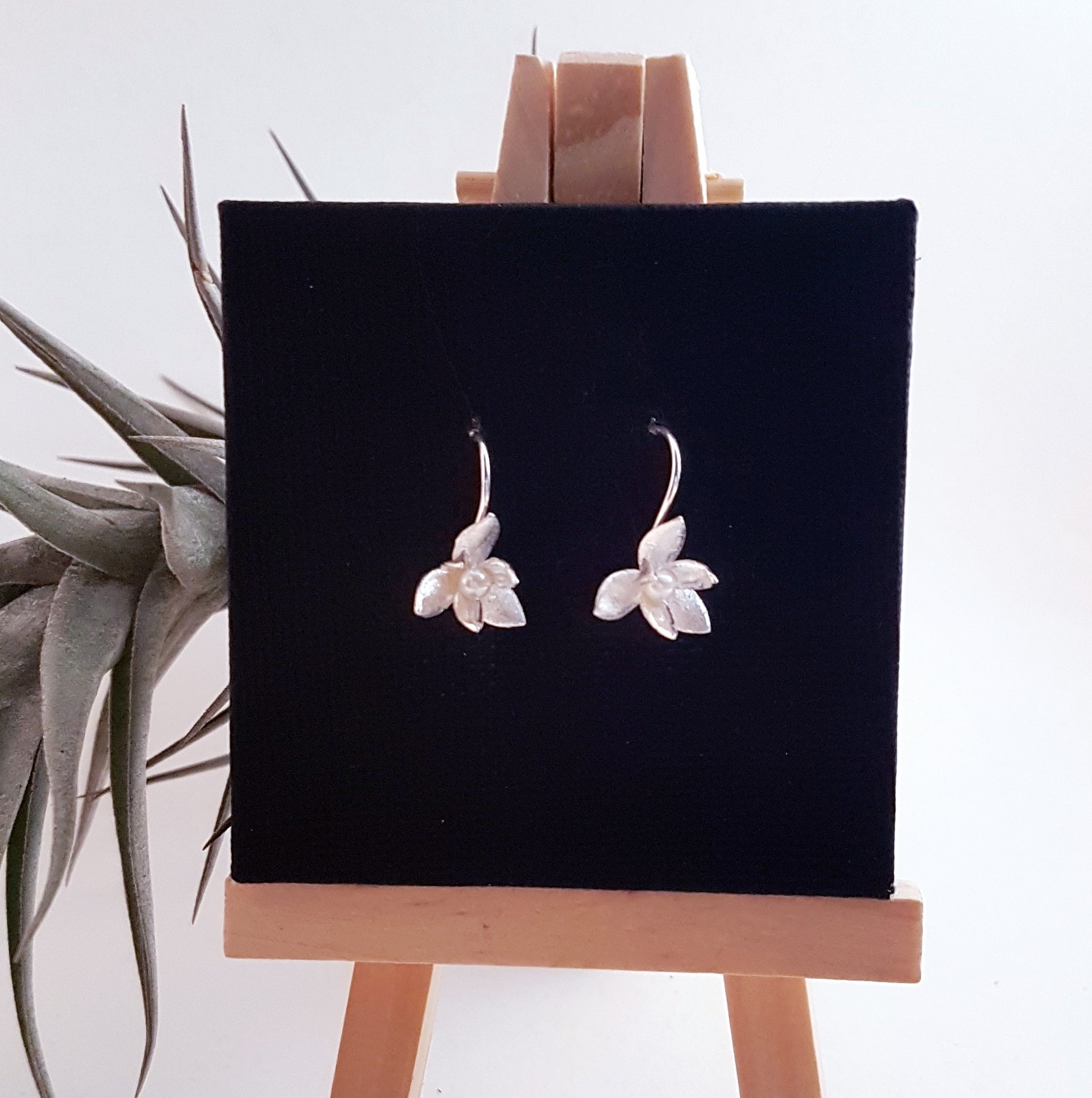 Sterling Silver & Freshwater Pearl Dew Blossoms