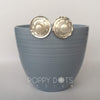 Sterling Silver & Freshwater Pearl Cup and Saucer Studs