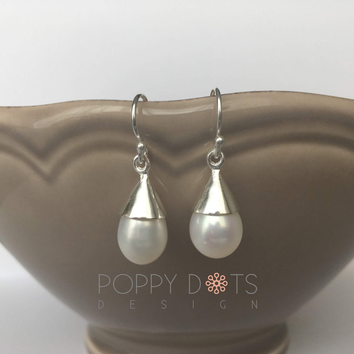 Sterling Silver Freshwater Pearl Drop Earrings