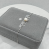 Sterling Silver Floating Freshwater Pearl Bracelet
