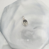 Sterling Silver Green Amethyst Oval Pendant