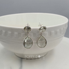 Sterling Silver Green Amethyst Double Studs